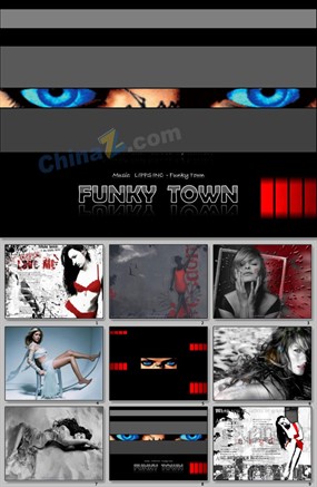 美女海报PPT模板下载